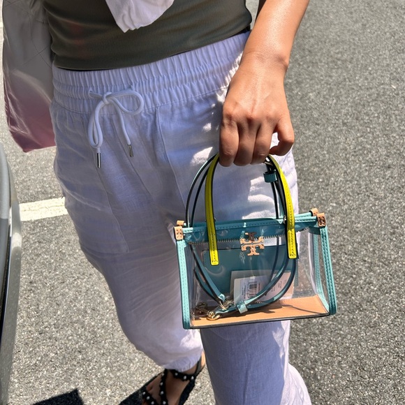 Tory Burch Clear mini tote. - Picture 11 of 15